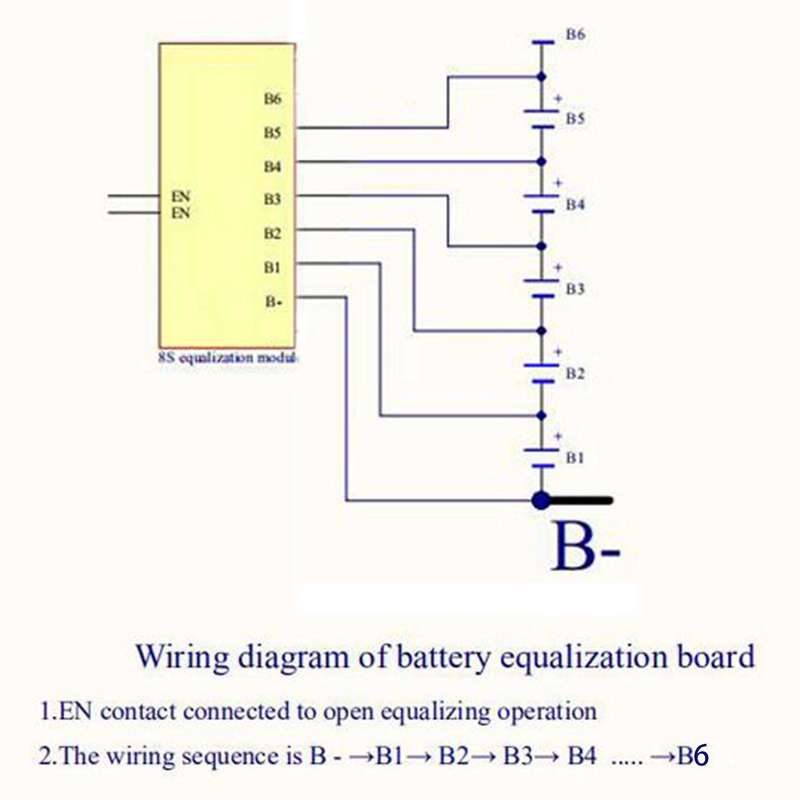 6S 5A Whole Group Balancer Active Lithium Lipo Lifepo4 Battery Equalizer Energy Transfer Capacitor B