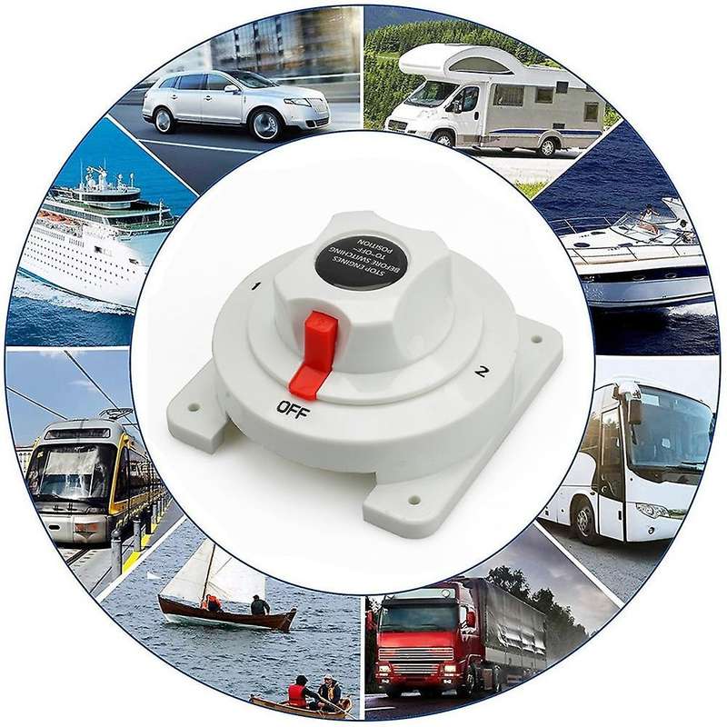 6V -32V 360A Dual Boat Battery Selector Switch Disconnect Power Cut Off on for Marine Boat
