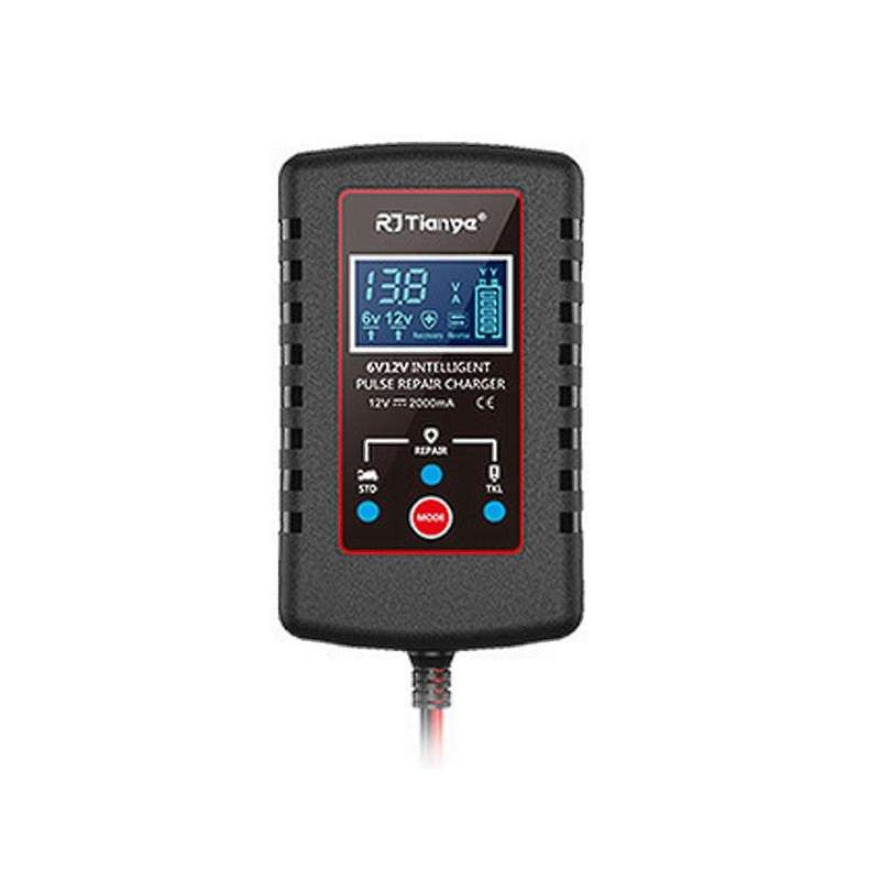 6v 12v Fully Automatic Smart Charger 2a High Power Portable Car Motorcycle Battery Charger for Bat