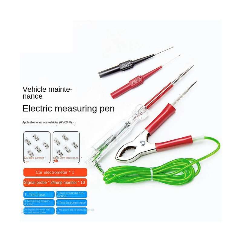 6v-24v Car Test Polarity Pen Circuit Test Led Light Supply Voltage Scanning Probe Multifunctional C