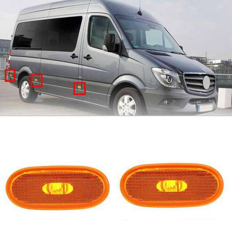 6X Car Side Marker for Sprinter W906 2006-2018 A0038202956 Side Signal Clearance Lights