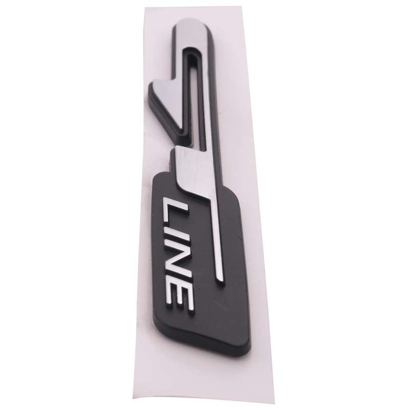 6x 3d Car Style Sticker Gt Line Letters Sticker for Rear Trunk Car Doors Stickers Gt Line