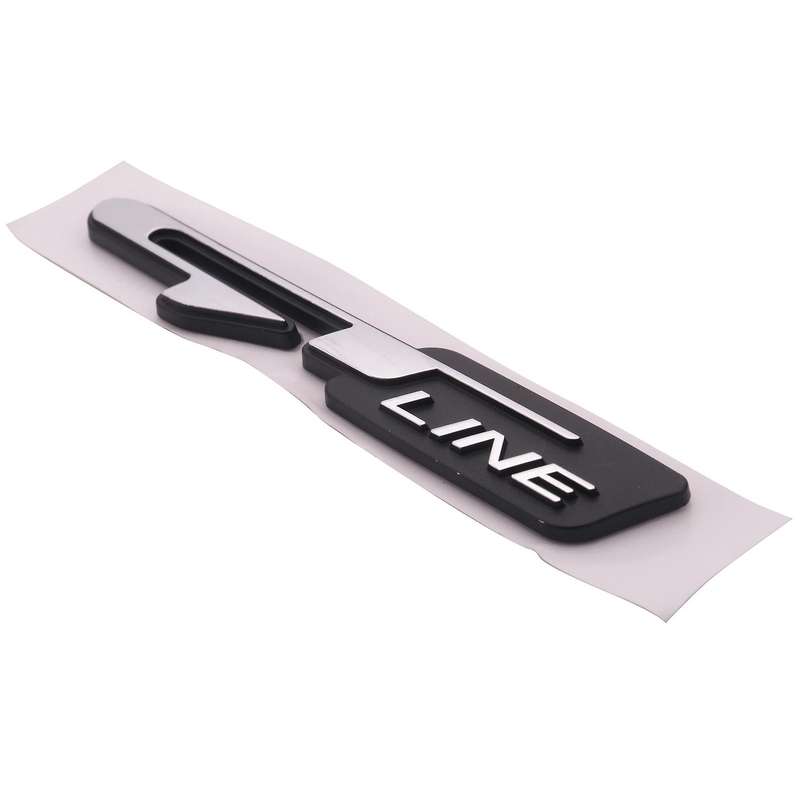 6x 3d Car Style Sticker Gt Line Letters Sticker for Rear Trunk Car Doors Stickers Gt Line