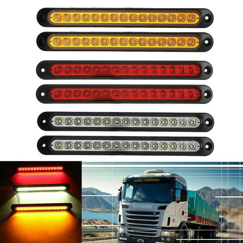 6X Tray Back Ute 15LED Trail Tail Lights for MITSUBIS