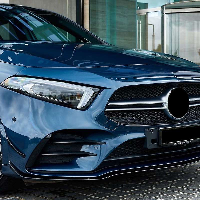 6X Front Bumper Splitter Spoiler Canardr Air Knife Trim for a Class W177 A180 A200 A220 A250 2019+