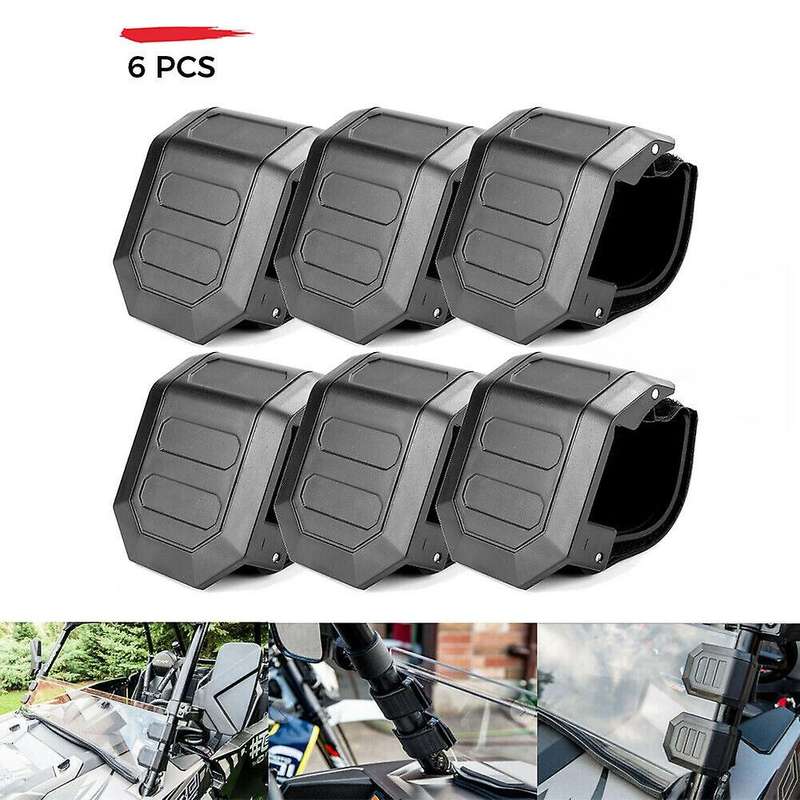 6X UTV Windshield Window HD Clamp Universal for X3 1000 Commander for Pioneer for RZR