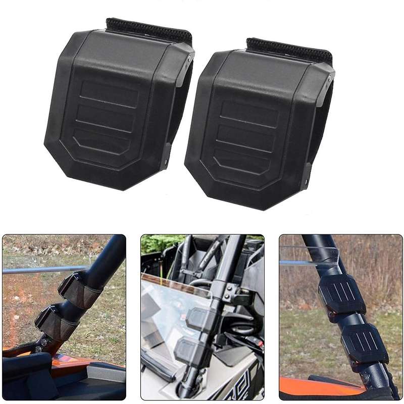 6X UTV Windshield Window HD Clamp Universal for X3 1000 Commander for Pioneer for RZR