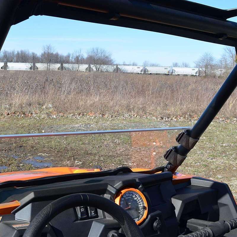 6X UTV Windshield Window HD Clamp Universal for X3 1000 Commander for Pioneer for RZR