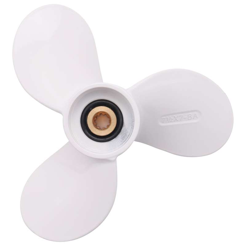 7 1/2x7 for 4hp 5hp 6hp for Yamaha 9 Tooth Spine Aluminium Propellers Outboard Boat Motors Marine P