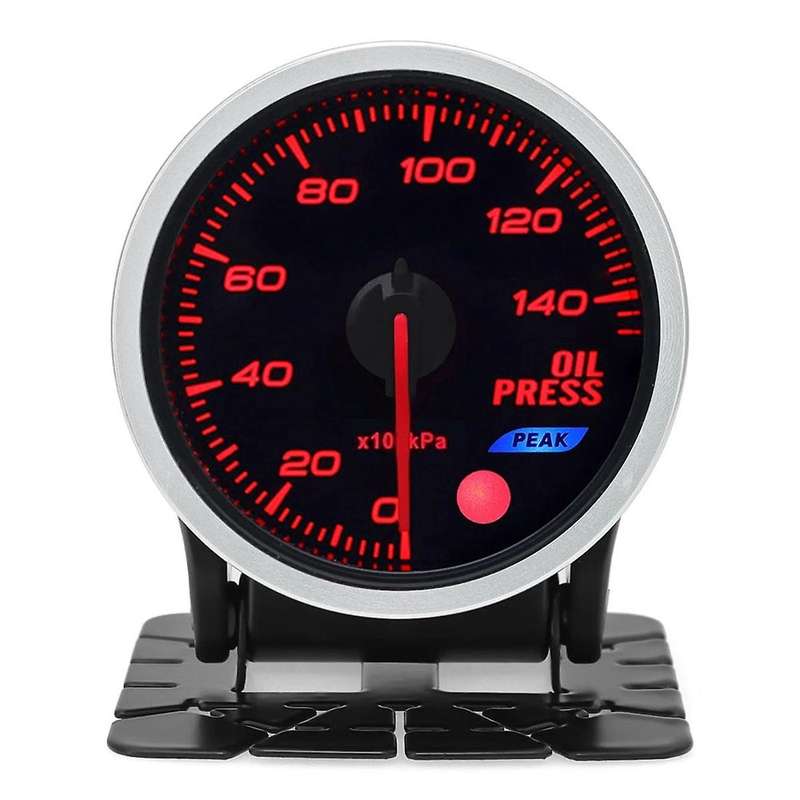 7 Colors Backight 52mm Boost Gauge Bar Turbo Pressure Gauge Manometre Pression Turbo Fuel Oil Press