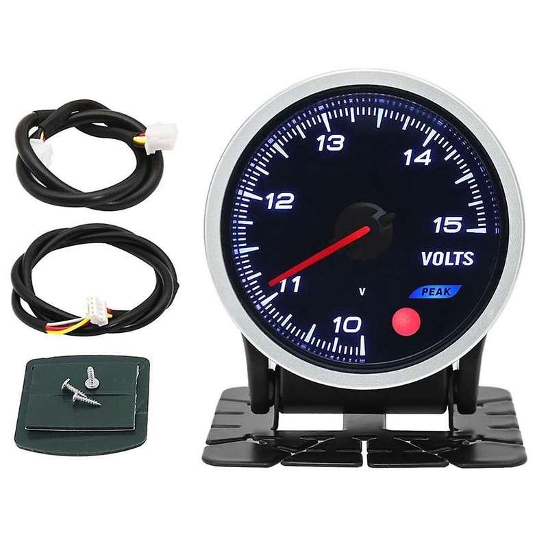 7 Colors Backlight Car Volt Meters 52mm Boost Gauge Turbo Pressure Gauge 12v Voltmeter Gauge