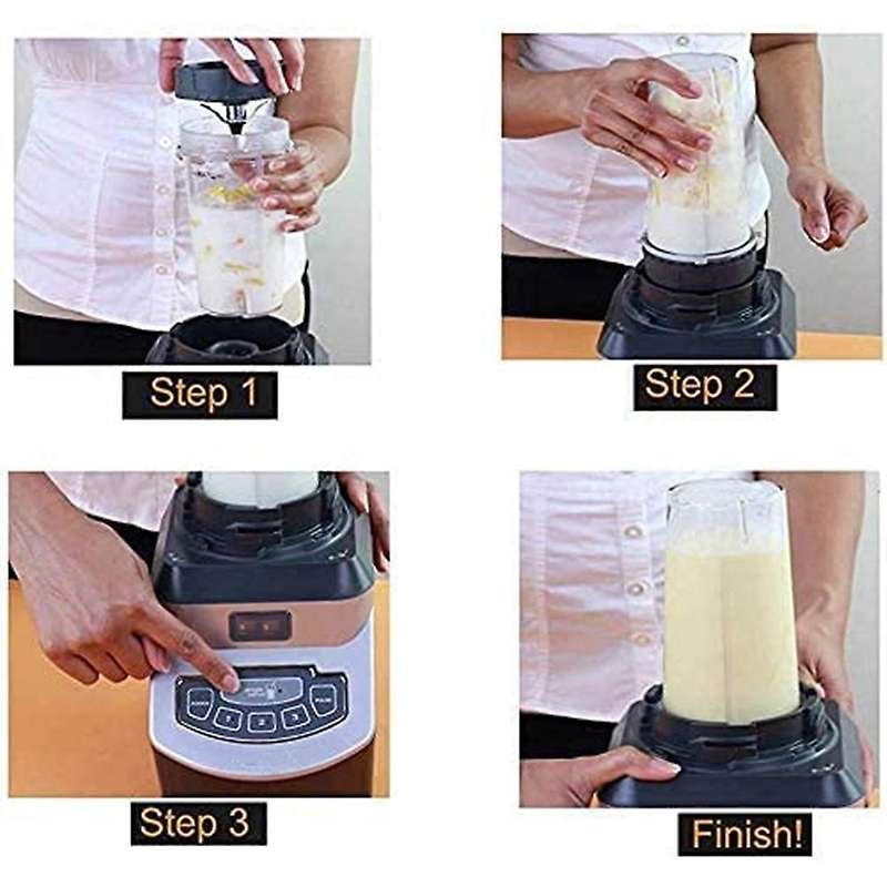 7 Fins Blender Blade Replacement Compatible for Bl450 Auto Iq Pro Cups for Ninja Blender