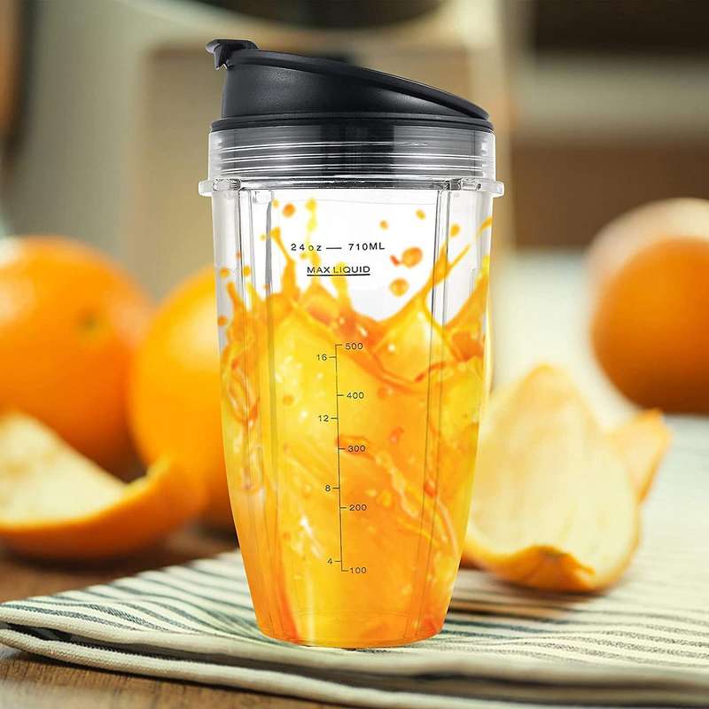 7 Fins BL480-30 Extractor Blade Replacement for Auto IQ BL2012 BL2013 BL480 24Oz Cups with To-Go Lid