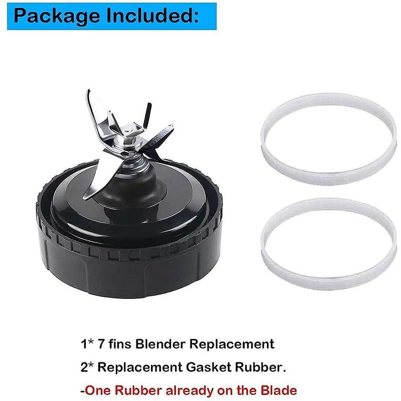 7 Fins Blender Blade Replacement Compatible for Nutri Ninja BL450 Auto IQ Pro Cups for Ninja Blende