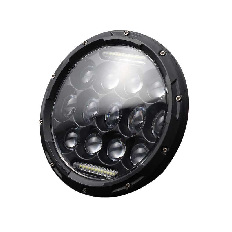 7 Inch 200W Round LED Headlight Lamp with Daytime Running Light DRL High Low Beam for Wrangler JK TJ