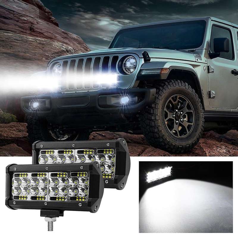 7 Inch 42W LED Bar Offroad 9-30V LED Light Bar Car Work Light for Trucks Tractor SUV ATV Niva Auto A