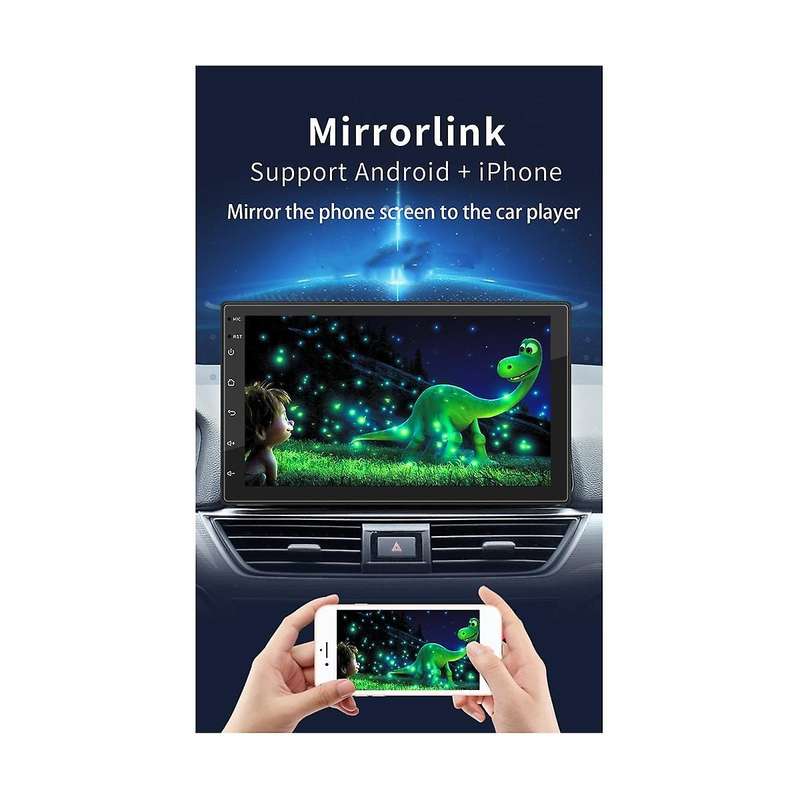 7 Inch Car Radio Carplay Android Auto, 2+32g Android 10.1 2din Gps Multimedia Player Bluetooth, Fm