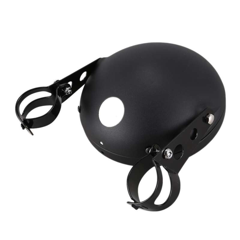 7 Inch Black Headlight Housing Universal Motorcycle Headlight Mounting Bracket Adjustable LED Headli
