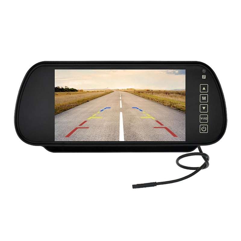 7 Inch Car LCD Mirror Monitor Parking Screen Auto Display Assist for Rear View Reversing Camera