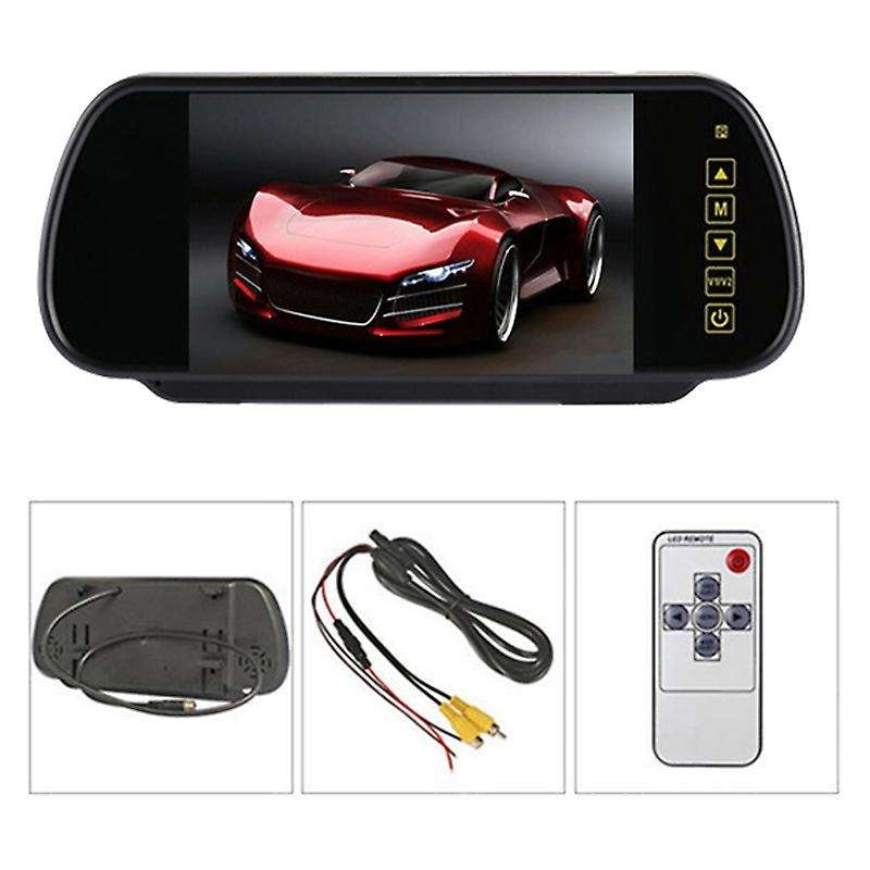 7 Inch Car TFT LCD Display Mirror Monitor MP5 Rear View Mirror Parking Camera