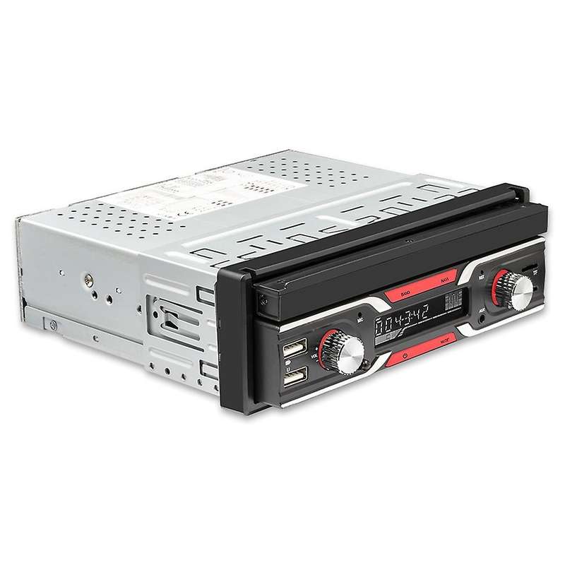 7 Inch Car Radio Retractable Screen Multimedia Video 1Din 7-Color Light MP5 Player Support Bluetooth