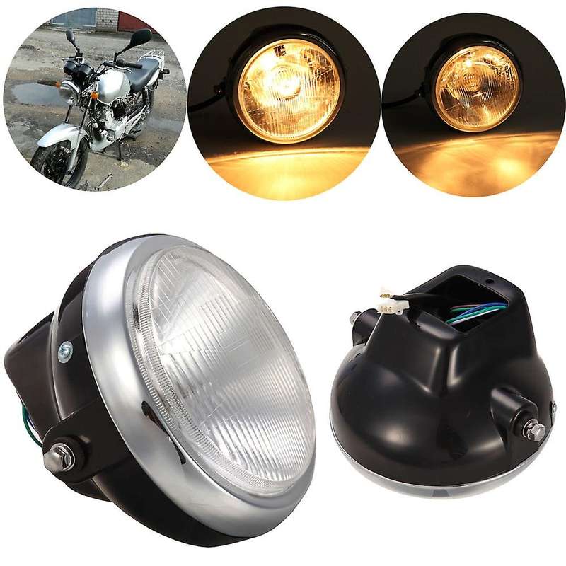 7 Inch Motorcycle Round Front Headlight Head Light Lamp head light lamp for YBR125 YBR 125 2002-2013