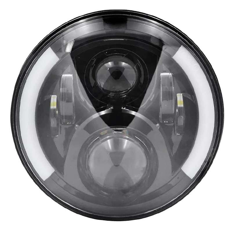 7 Inch Motorcycle LED Headlights Motorcycle LED Round Headlights with Amber Turn Signals for Softail