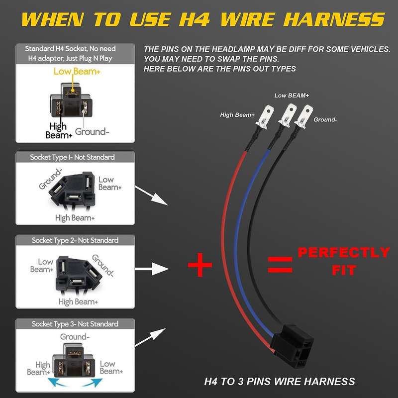 7 Inch Projector Car Truck Square LED Headlights Fog Light Working Lights Lamps for Celica Wrangler