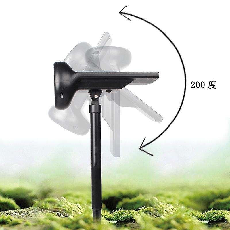 7 Led Variable Light 200 Degree Adjustable Ip55 Waterproof Solar Spotlight