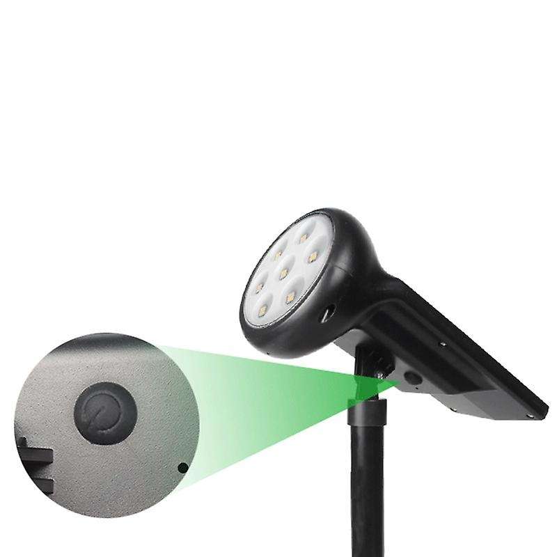 7 Led Variable Light 200 Degree Adjustable Ip55 Waterproof Solar Spotlight