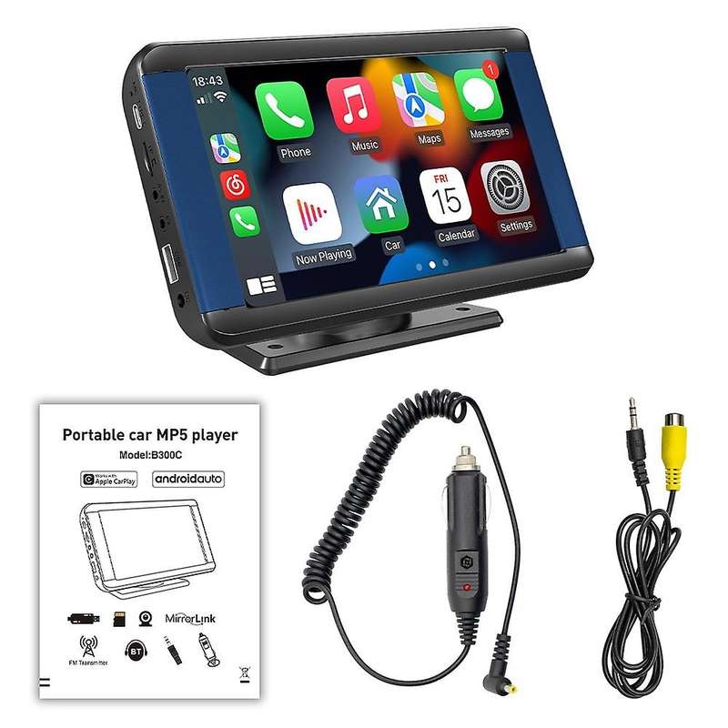 7 Inch Universal Wireless Carplay Android Auto Car Radio for  Mp5 Autoradio Player