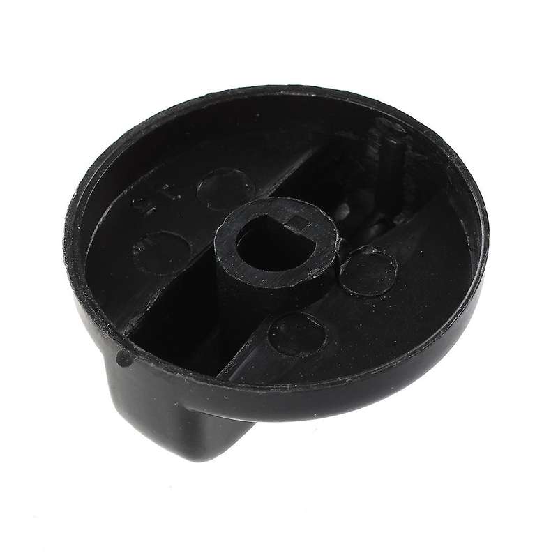 7 Pcs. 8mm Hole Black Gas Stove Cooker Switch Knobs for The Kitchen