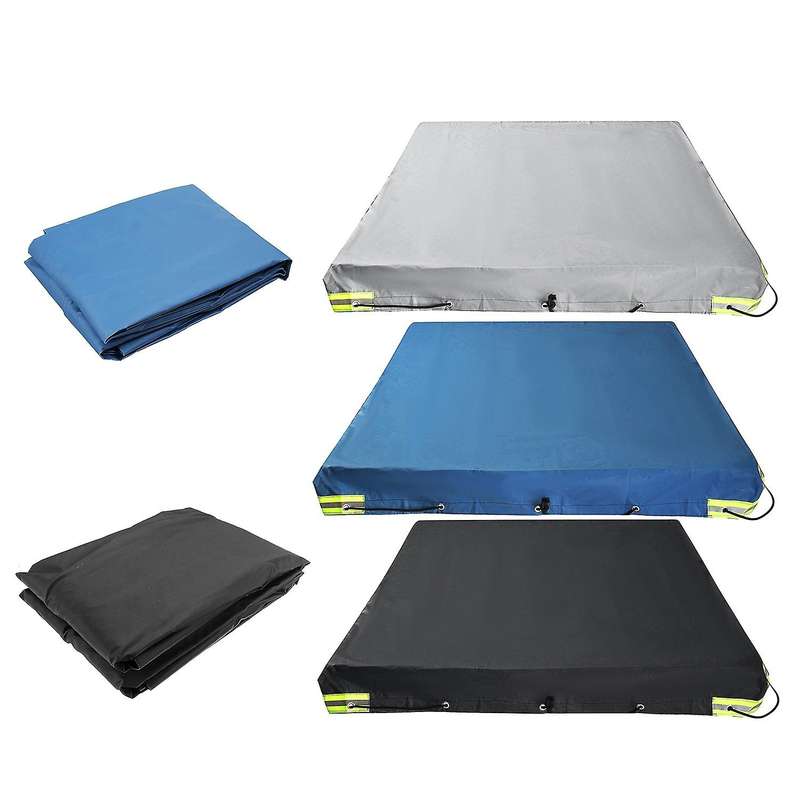 7 x 4 Feet Heavy Duty Trailer Cover Protector Waterproof with Elastic Cord Belt Waterproof Cover wit