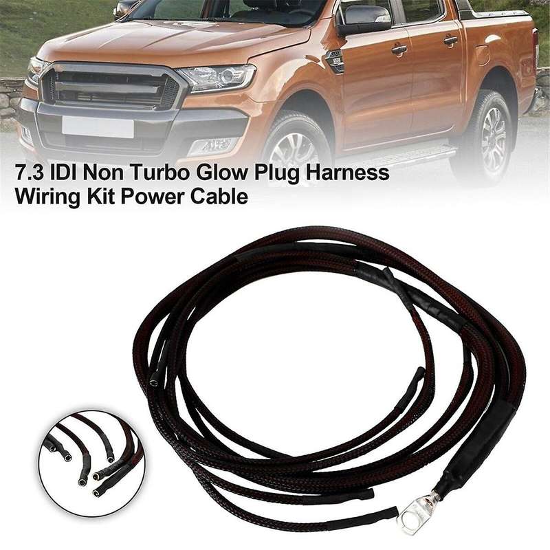 7.3 IDI Non Turbo Glow Plug Harness Wiring Kit Power Cable for V1