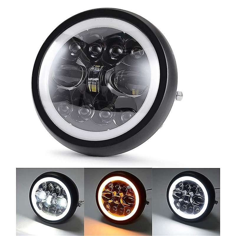 7.5 Inch LED Motorcycle Headlights Retro Modified Motorcycle Headlights for