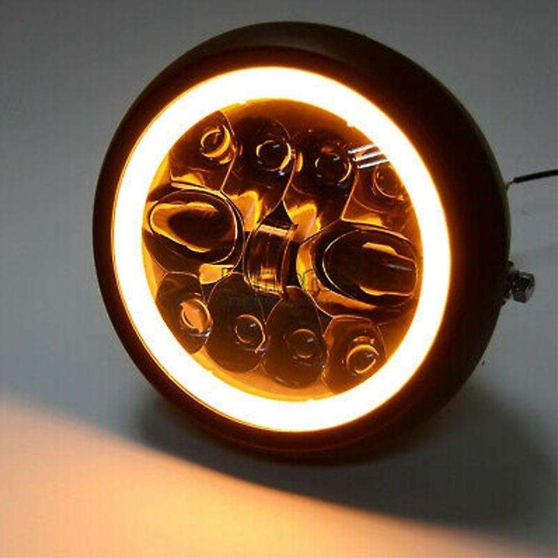 7.5 Inch LED Motorcycle Headlights Retro Modified Motorcycle Headlights for