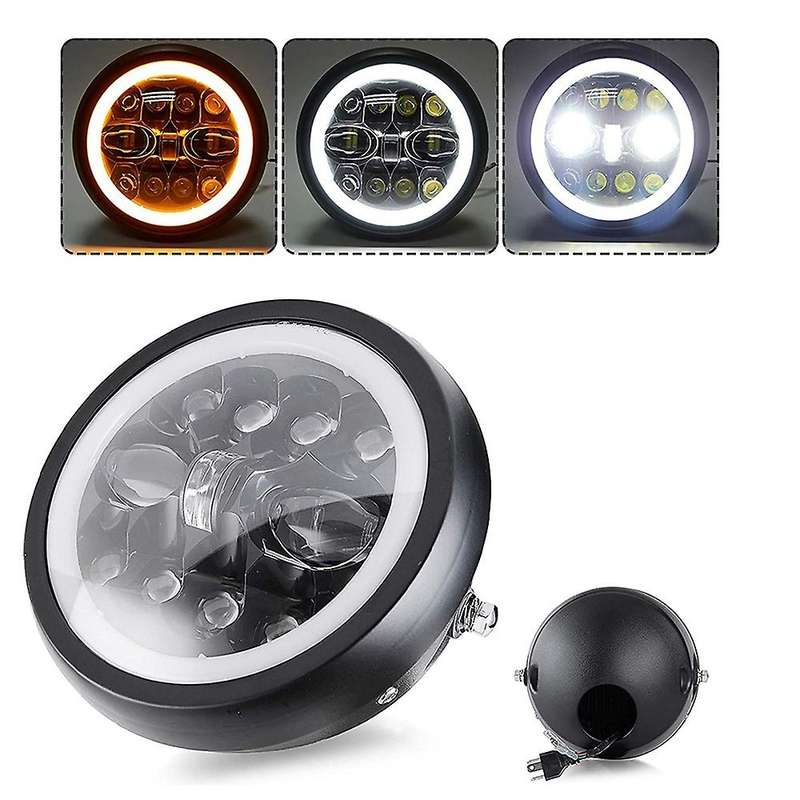 7.5 Inch LED Motorcycle Headlights Retro Modified Motorcycle Headlights for