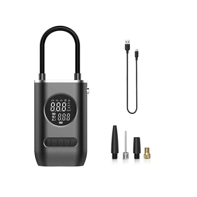 7.4v Car Inflator Pump Portable Handheld Wireless Charging Digital Display with Light Car Motorcycl