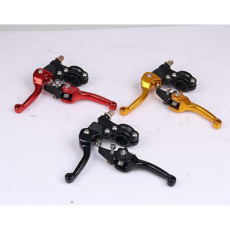 7/8 inch 22mm Universal Adjustable Brake Clutch Levers Short Alloy Brake&Clutch Handlebar Lever for