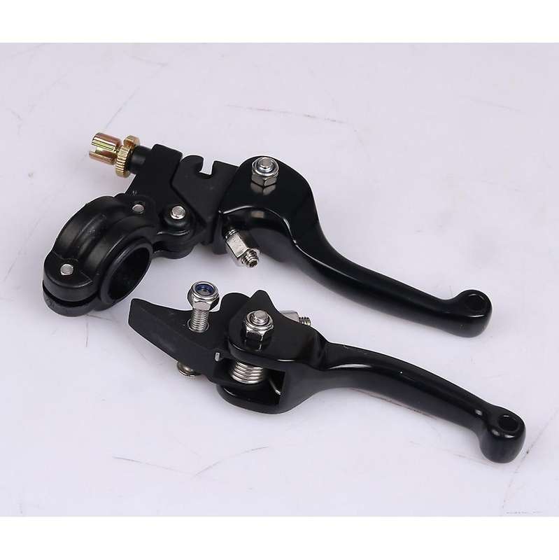 7/8 inch 22mm Universal Adjustable Brake Clutch Levers Short Alloy Brake&Clutch Handlebar Lever for