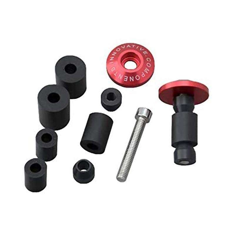 7/8 inch Handle Bar End Weights Handlebar Grips Cap Anti Vibration Slider Plug for (Red)