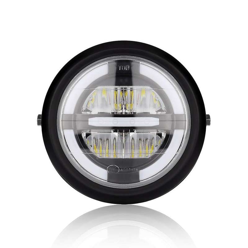 7.5Inch Universal Cafe Round Motorcycle LED Headlight Distance Light Refit Motorcycle Headlight Cafe