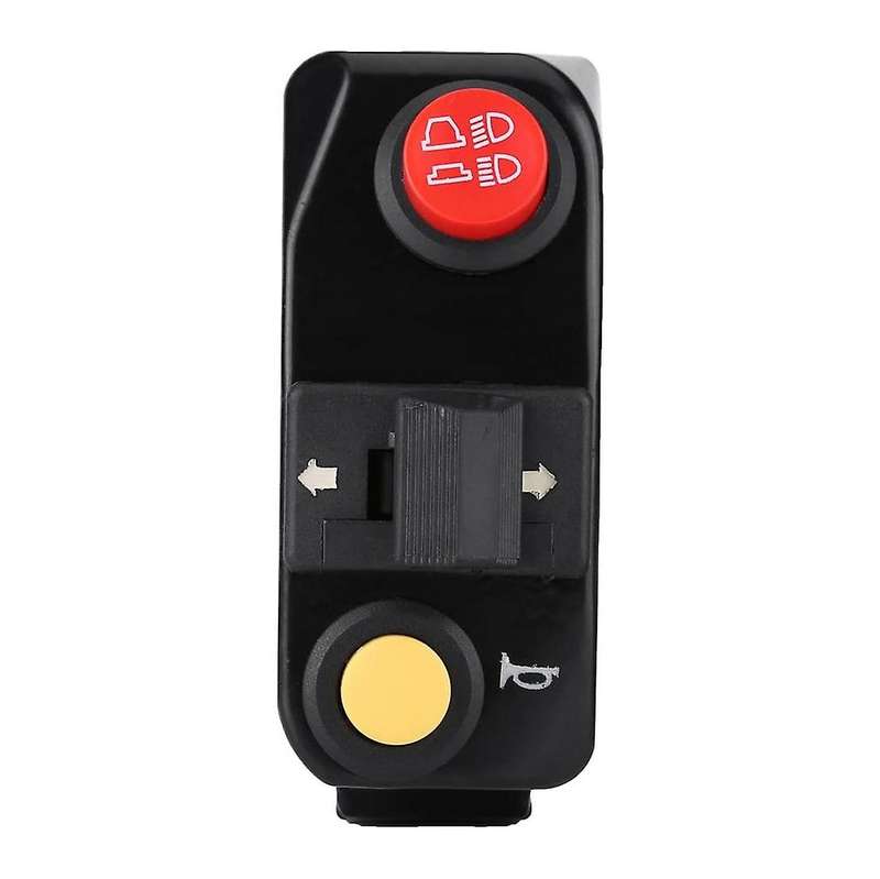 7/8inch 22MM Motorcycle Handlebar Switches with Horn Turn Signal High Low Beam Control-Black
