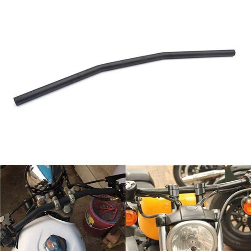 7/8 inch Motorcycle Handlebar 22mm Black Drag Straight Bar Cafe Racer for Chopper Bobber