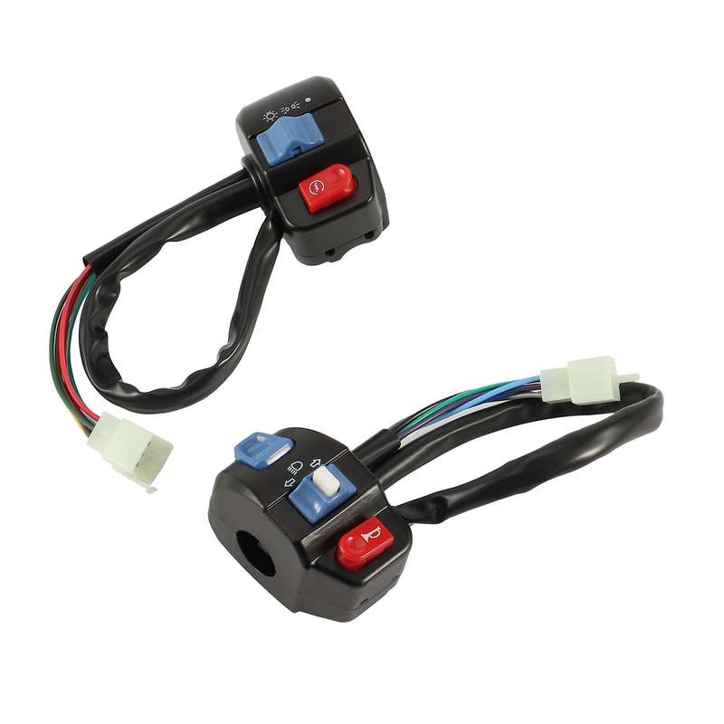 7/8inch Motorcycle Handle Bar Left Right Horn Turn Signal Electric Start Handlebar Controller Switch