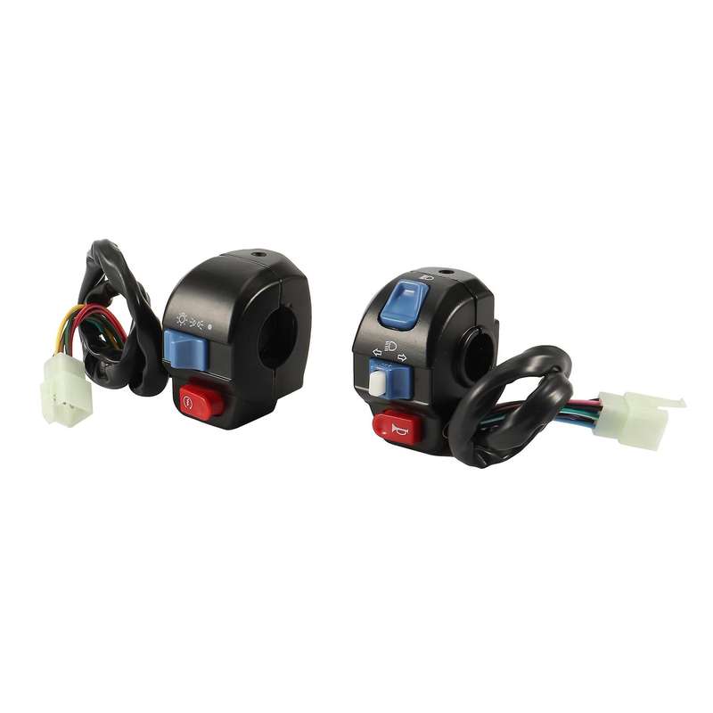 7/8inch Motorcycle Handle Bar Left Right Horn Turn Signal Electric Start Handlebar Controller Switch