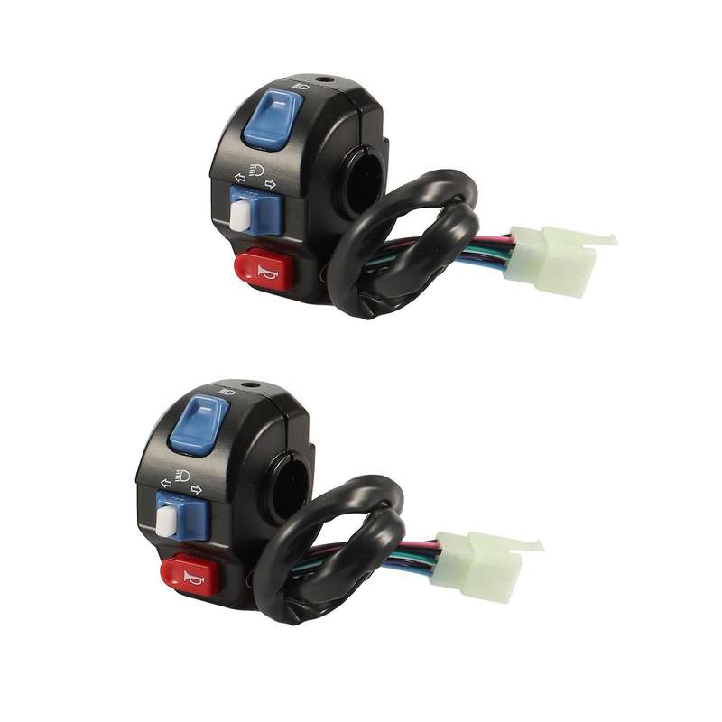 7/8inch Motorcycle Handle Bar Left Right Horn Turn Signal Electric Start Handlebar Controller Switch