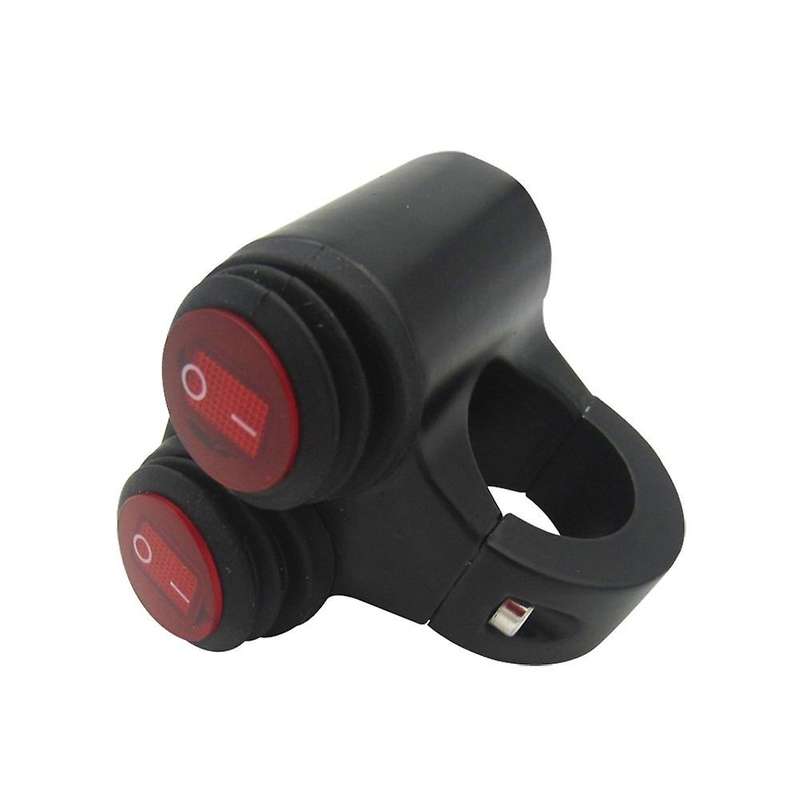7/8inch Motorcycle Handlebar Double Control Button Switch Headlight Hazard Brake Fog Light on Off Sw
