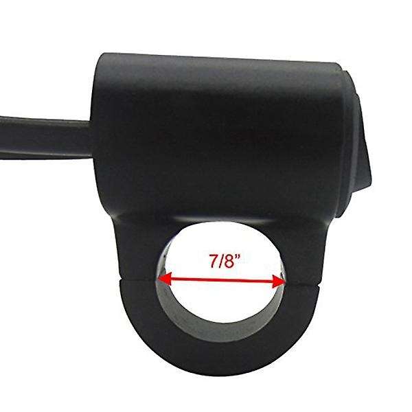7/8inch Motorcycle Handlebar Double Control Button Switch Headlight Hazard Brake Fog Light on Off Sw
