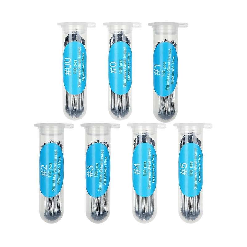 700pcs Specimen Insect Pins, Stainless Steel Insect Pins with Epoxy Resin Head Specimen Entomology